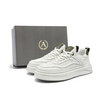 AOKANG Dunk Series Skateboard Shoes Men Low Top White Green, Beige Brown