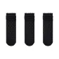 ④ Fall/Winter Ruffle Hem Spot Versatile Socks Combination ④ (Black+Black+Black)