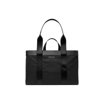 MICHAEL KORS COOPER Coated Canvas Tote Bag, Shopping Bag, Shoulder Bag, Handbag Men's Black