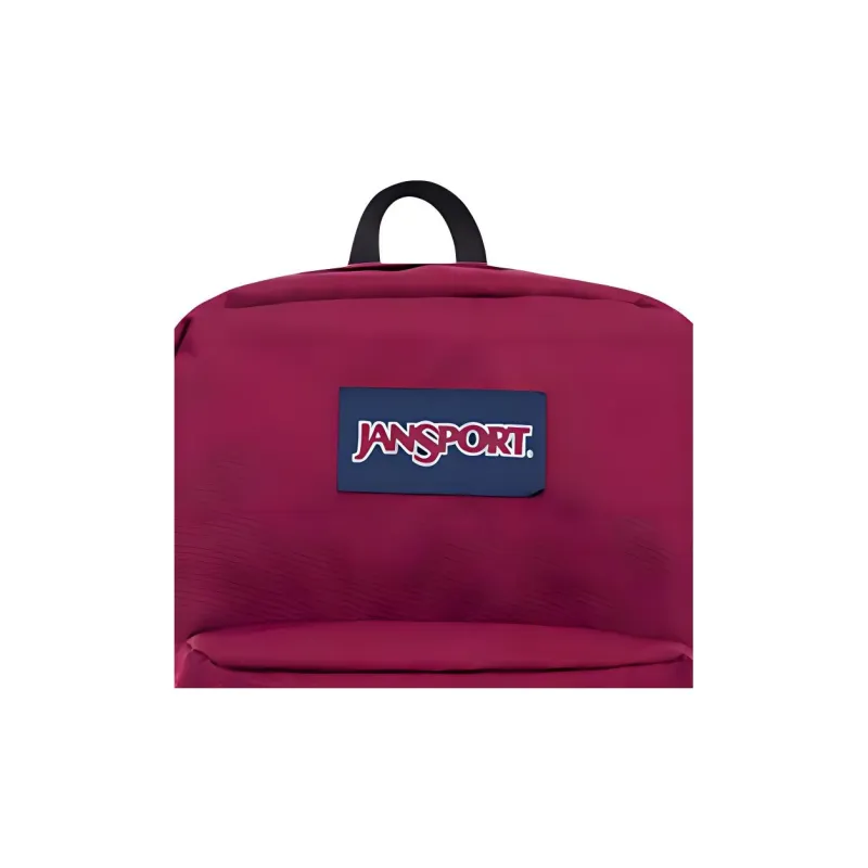 JanSport Polyester Backpack Medium Size Unisex Burgundy-1