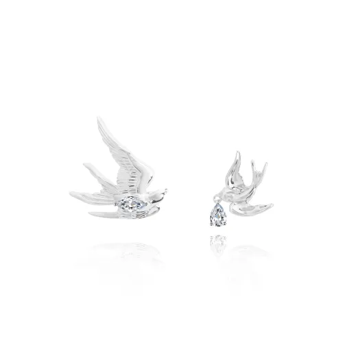 KEYS VIA Copper Alloy Clip On Earrings Women's