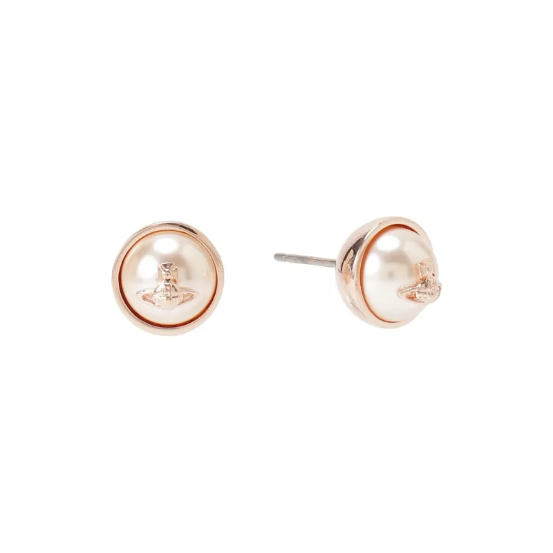 Vivienne Westwood Brass Earrings Women's Rose Gold-3