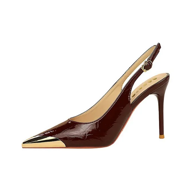 BIGTREE Slim Heel High Heels Women's-14