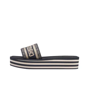 DIOR Dway Slide Slippers Women's Dark Blue