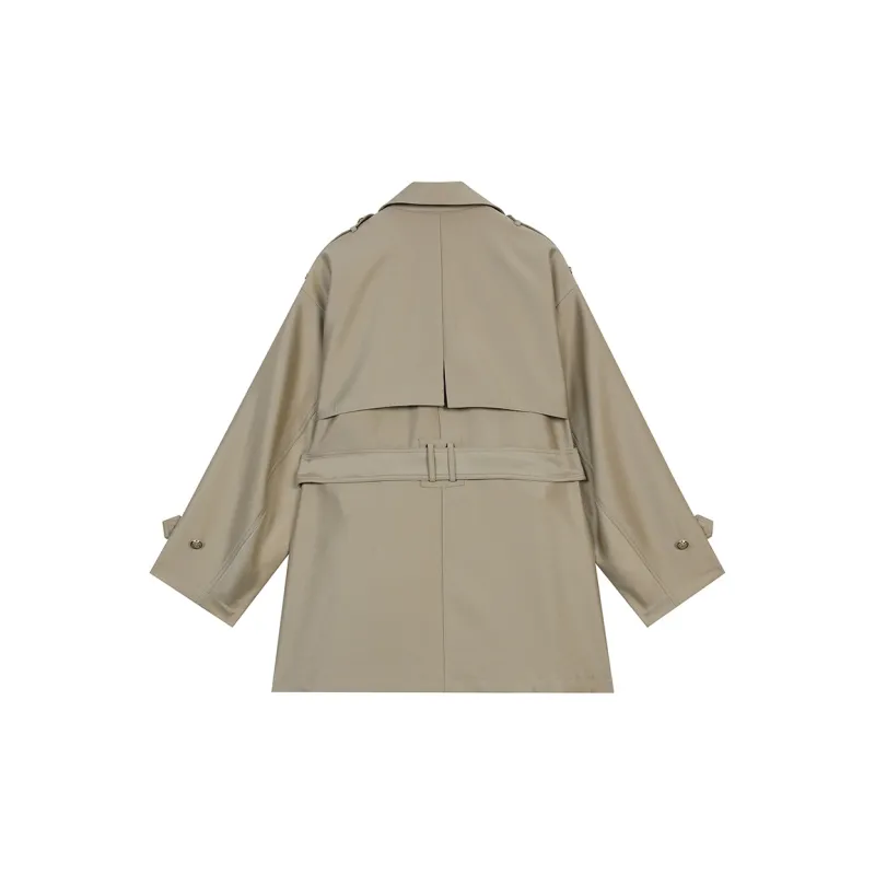 ELF SACK Trench Coat Women's Warm Khaki-1