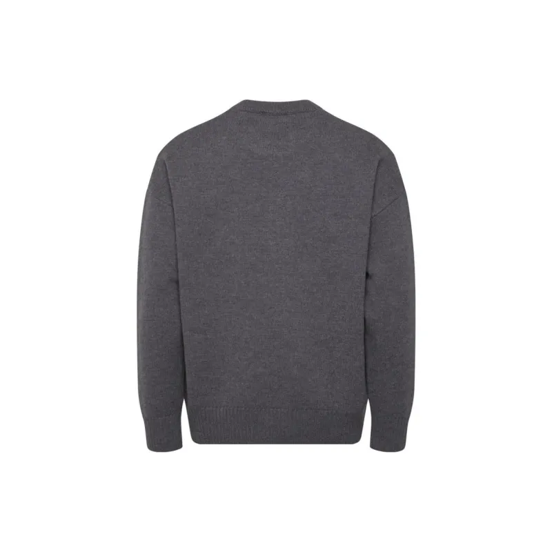 AMIPARIS Intarsia logo Wool Jumper-1