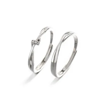 Regalrose 999 Fine Silver Rings Unisex Silver