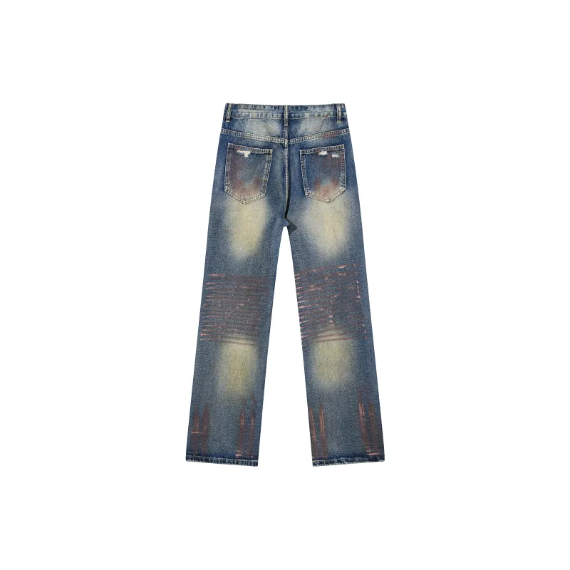 SUPEREALLY Jeans Unisex Vintage Blue-1