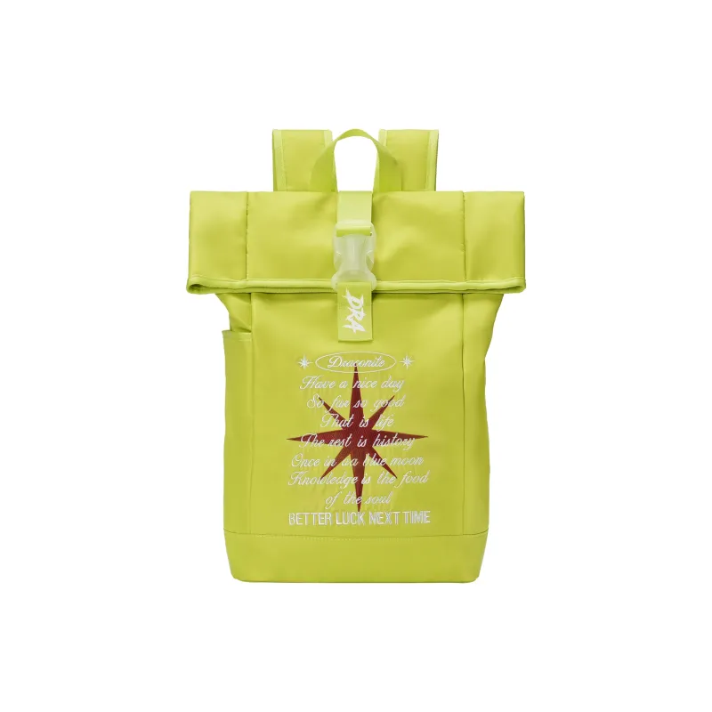 DRACONITE Polyester Students Backpack Regular Unisex Lime Neon Green-18