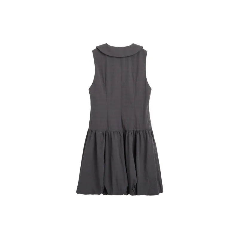 ZIHAN Sleeveless Dress Women's Silver Moon Gray-1