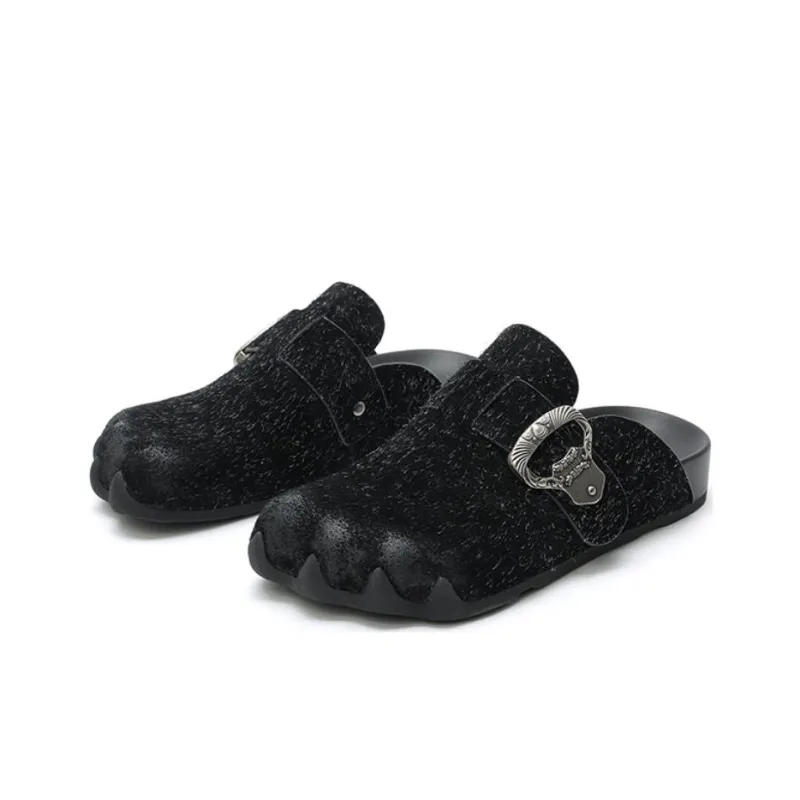 DAPHNE LAB Abrasion-Resistant Slip-Resistant Wrap-toe Slippers Women's-1