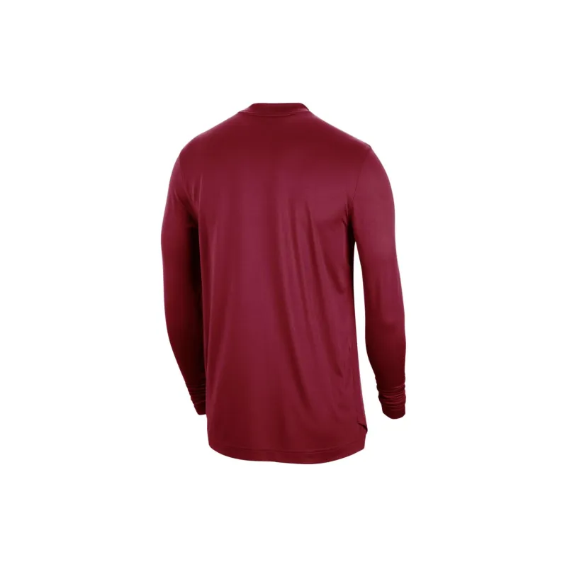Nike Nba Chicago Bulls City Edition Dri fit Loose Fit Long Sleeve T shirt-1