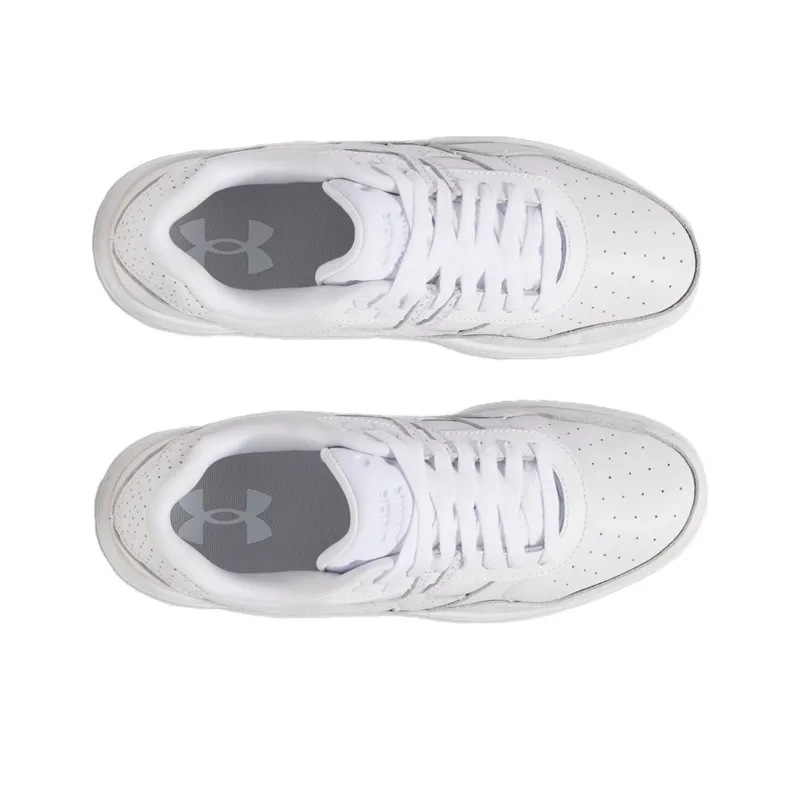 Under Armour UA Court 96 Anti Slip Wear Resistant Low Top Casual Shoes Men's White-3