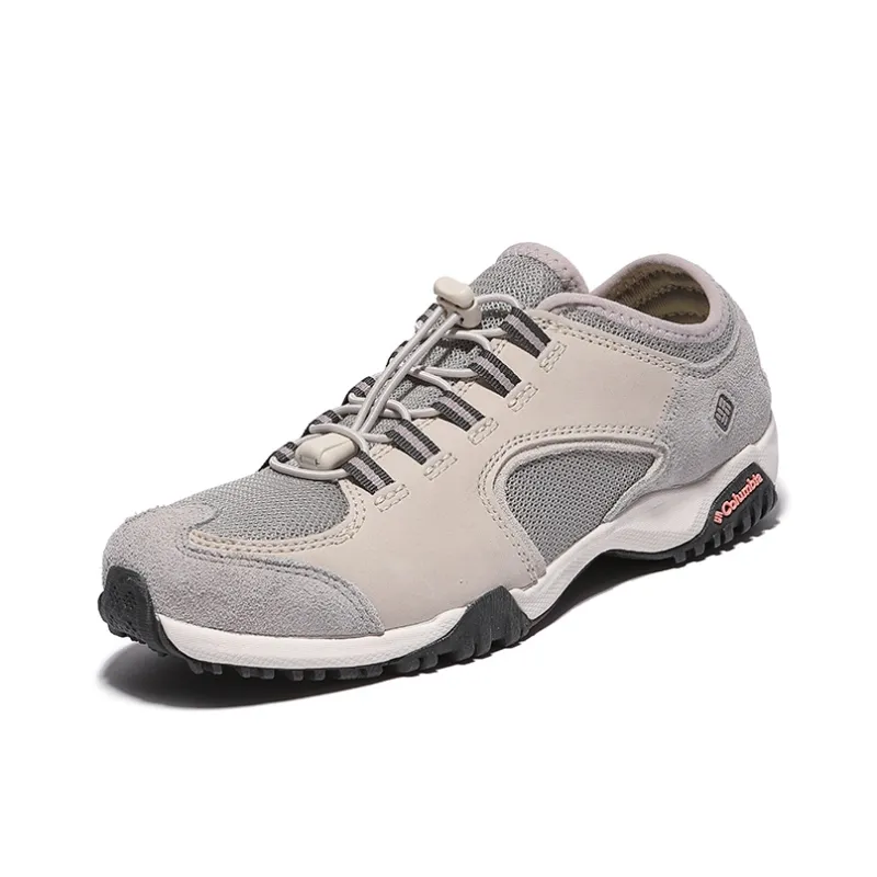 Columbia Abrasion-Resistant Low-Top Trekking Shoes Women's Gray Beige-2