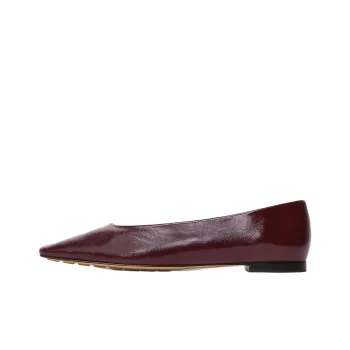 Bottega Veneta Sofia Casual Single Shoes Women's Burgundy