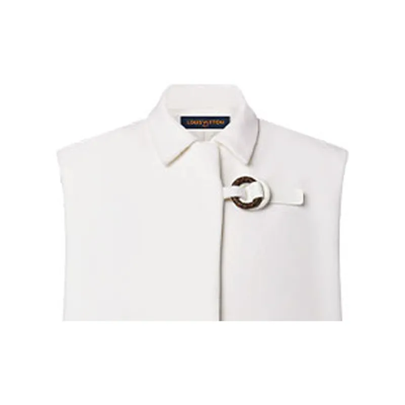 LOUIS VUITTON Coat Women's White-4