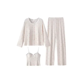 Gongdie Pajama Set Women's Cream Apricot