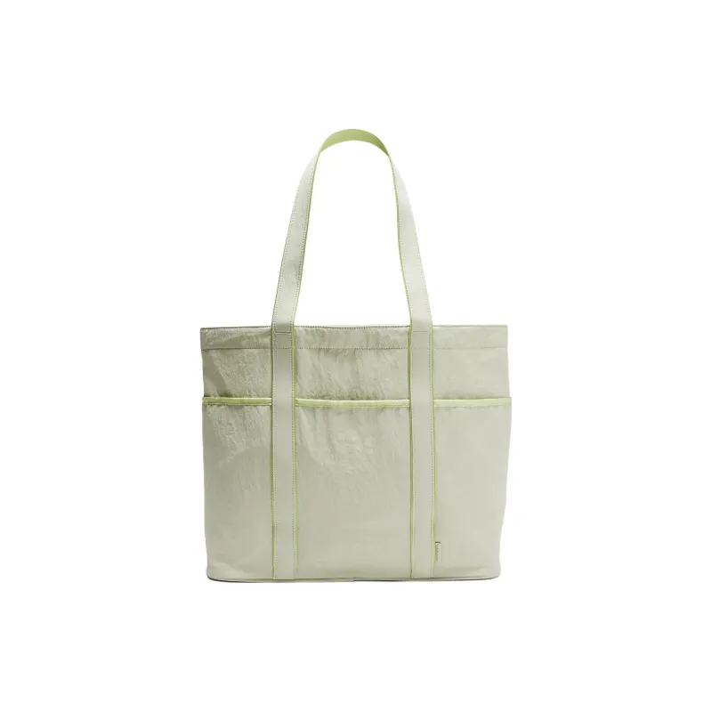 Lululemon Nylon Daily Tote Bag, Shopping Bag, Handbag, Shoulder Bag Unisex Cantaloupe Green & Green Grape-1