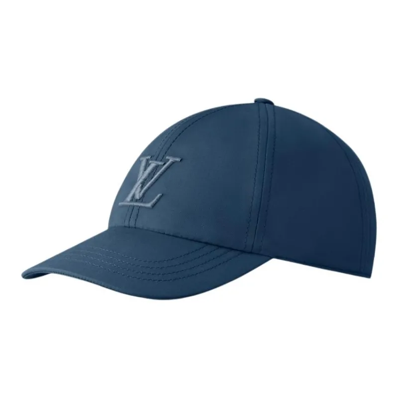 LOUIS VUITTON Cotton Baseball Caps Men's Dark Blue-1