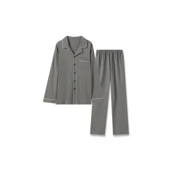 Shivs Pajama Set Men's Black Gray