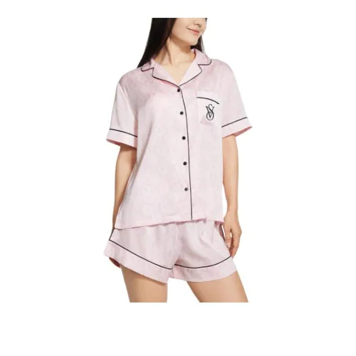 Victoria's Secret Pajama Set Women's Peach Pink