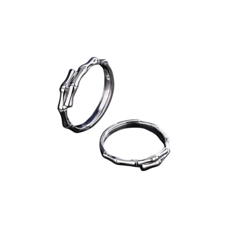 PHOENIXSILY 999 Fine Silver Rings Unisex-0
