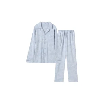 Shivs Pajama Set Men's Light Blue