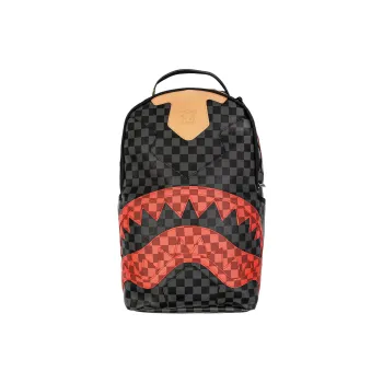 SPRAYGROUND PVC Polyvinyl Chloride Backpack Regular Men's Black & Red