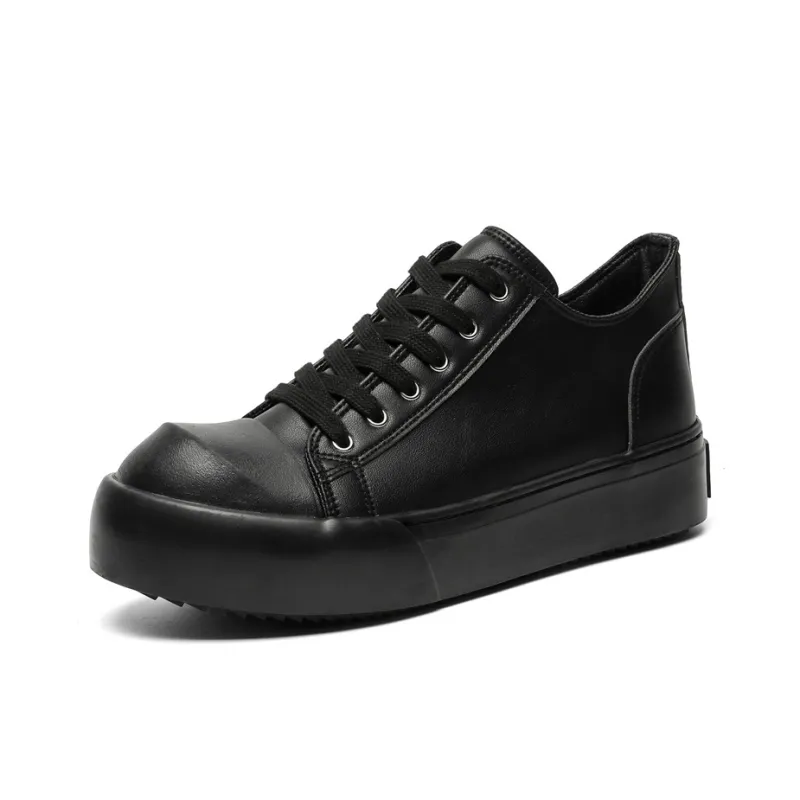 ZOIBBOE Coverage Slip Resistant Cushioning Height Increasing Low Top Skateboard Shoes Men's-1