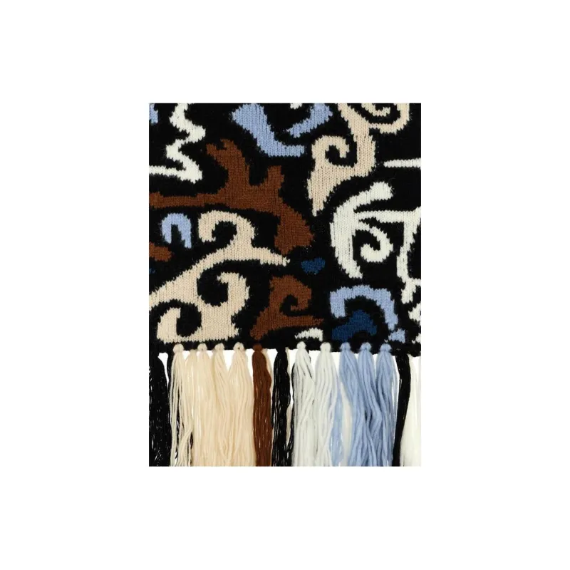 ERMANNO SCERVINO Maxi Fringed Knit Scarf-3