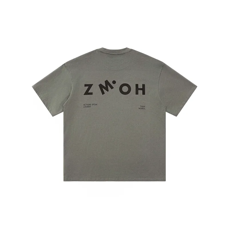 ZMOH Short Sleeved T Shirt Unisex Couple's-12