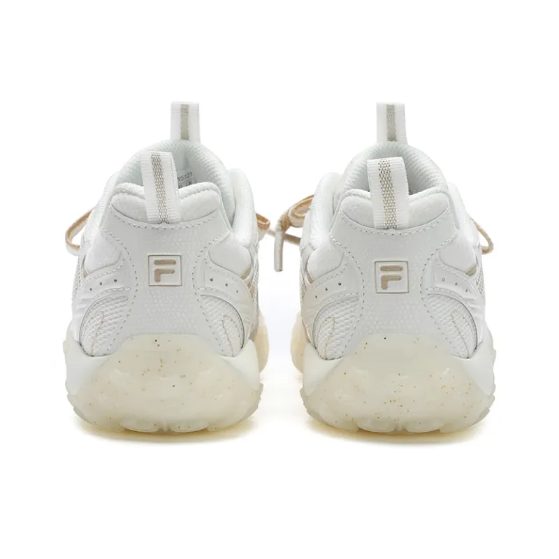 FILA PEBBLE Cushioning, Wear Resistant Low Top Running Shoes Women's Snow-4