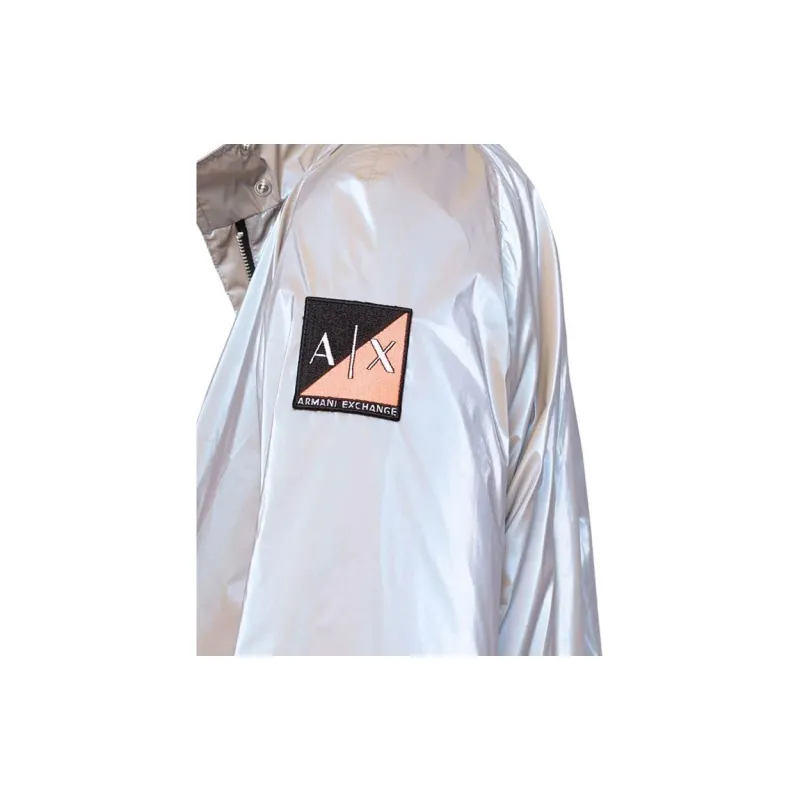 ARMANI EXCHANGEAE Trench Coat Women's Silver-5