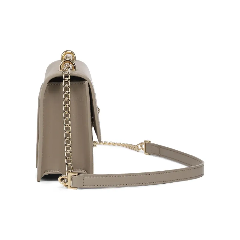 COOGI Split Cow Leather With Synthetic Leather Crossbody Bags Regular Women's Black/Ecru/Apricot/Pink-14