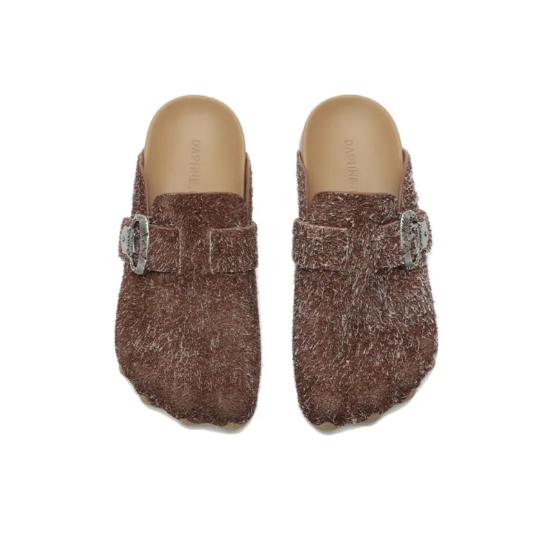 DAPHNE LAB Abrasion-Resistant Slip-Resistant Wrap-toe Slippers Women's-6