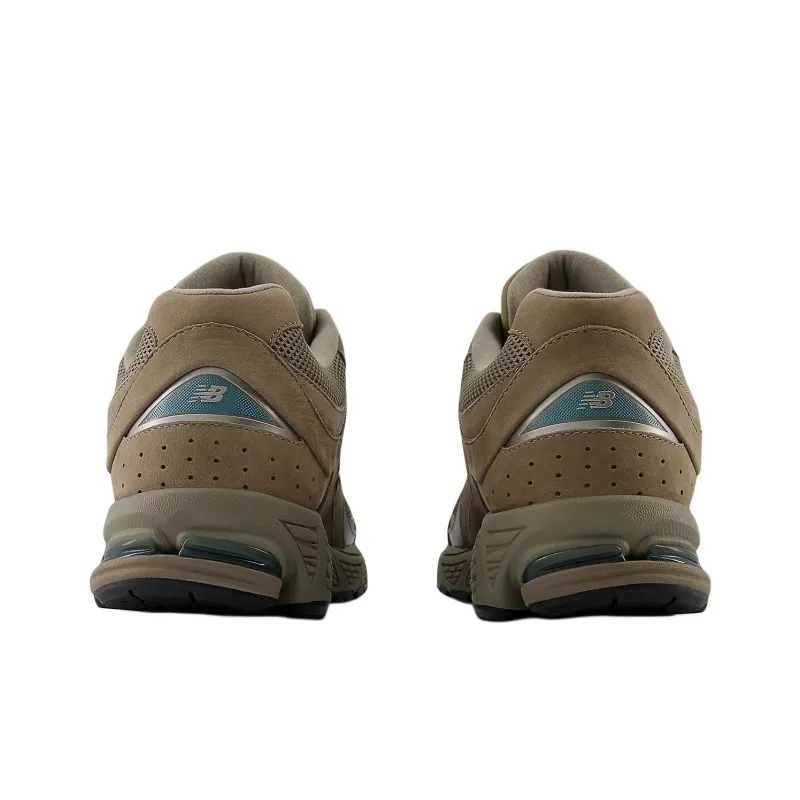 New Balance NB 2002R Anti Slip Wear Resistant Low Top Casual Running Shoes Unisex Olive Green-4