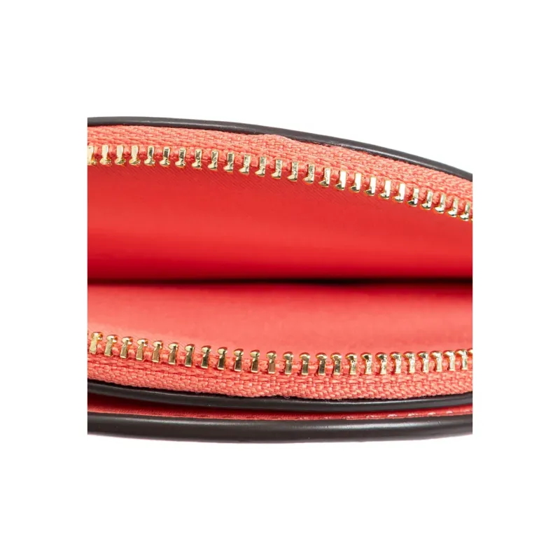 TORY BURCH Artificial Leather Card Holder Regular Women's Coral Pink-4