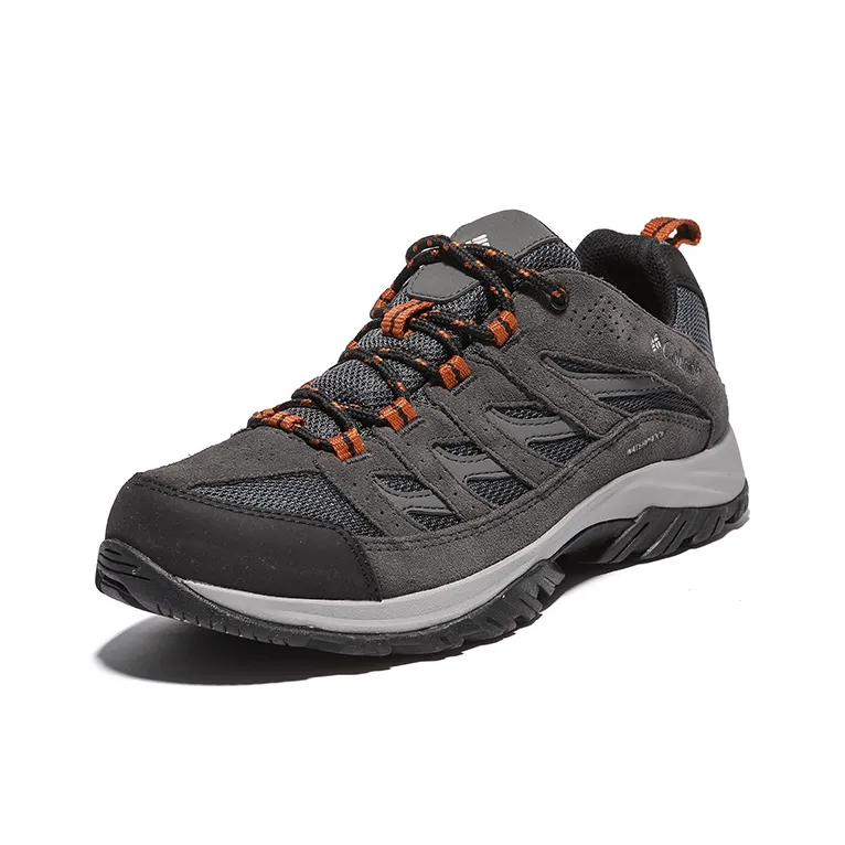 Columbia Crestwood Waterproof And Wear-resistant Low-Top Trekking Shoes Men's Gray-2