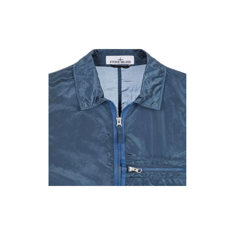 STONE ISLAND SS23 Nylon Meta Jackets & Coats Men's Air Force Blue Color-2