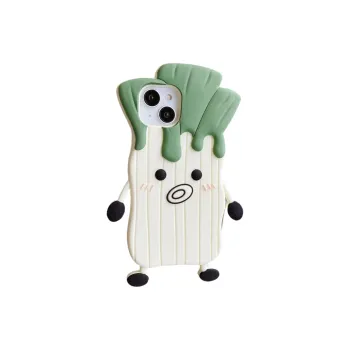 Beams Silicone Material Funny Onion Garlic Emoji Phone Cases Compatible With IPhone 14 Pro Max/Apple 11/12/13