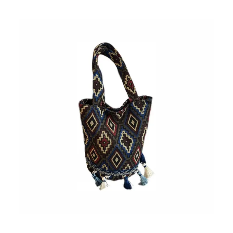 Boniu Canvas Bag, Handbag Regular Women's Multicolor-6