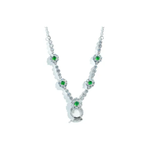 CUIYOUSHIJIA High Ice Jade Jadeite Necklaces Women's