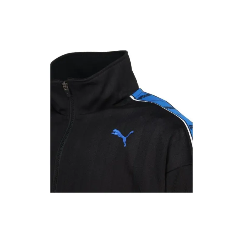 PUMA Knit SHADOW STRIPE Jackets & Coats Men's Black-4