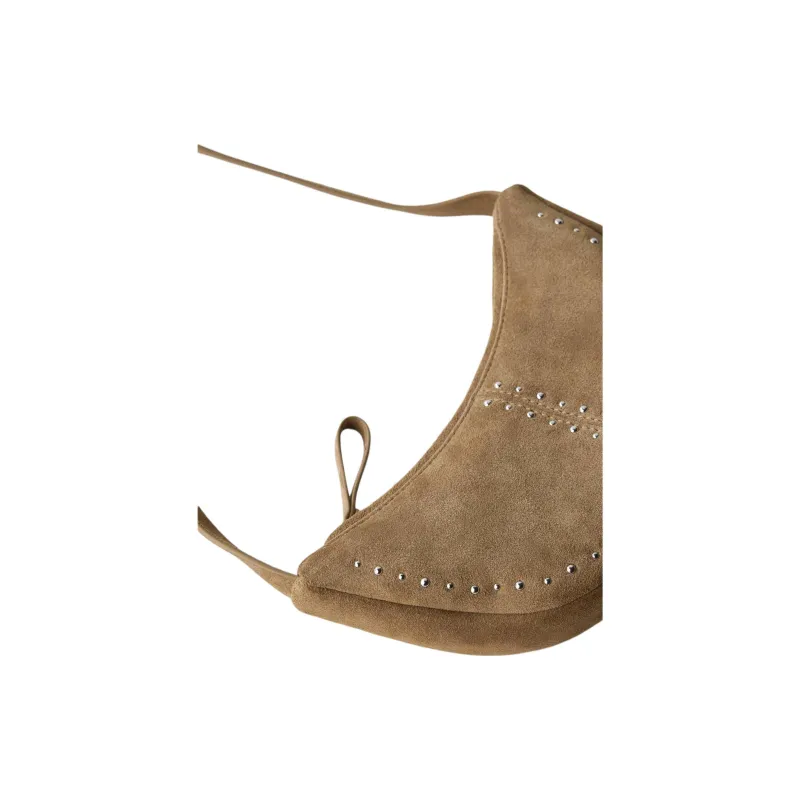 ZARA Cow Leather Crossbody Bag, Shoulder Bag Women's Brown-5