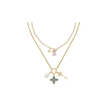 LOUIS VUITTON Lv Layer Color Necklace