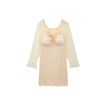 Sleeping Beauty Nightgown Women's Apricot