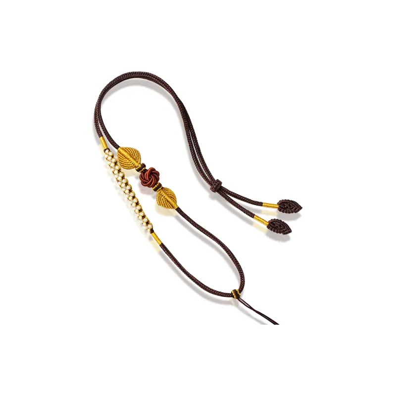 Moon Jewelry Braided String Necklaces Unisex-12