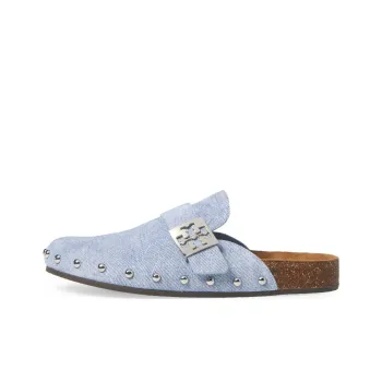 TORY BURCH Wrap toe Slippers Women's Light Blue