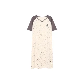 XIAFENYAN Nightgown Women's Beige Yellow