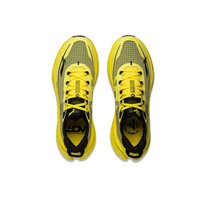 LiNing Di Lu V2 Cushioning Anti-Slip And Wear-Resistant Support Rebound Low-Top Running Shoes Men's Radiant Yellow-3